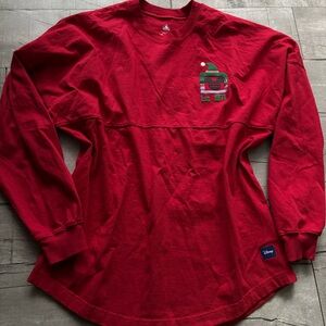Disney Red Graphic Long Sleeve Spirit Jersey